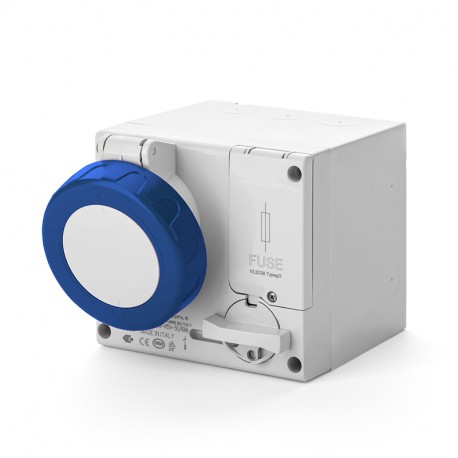 506.3275 - 506.3275 SCAME INTERLOCKED SOCKET 3P+N+E 32A 9h IP44