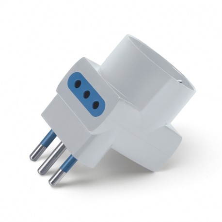 146.560 - 146.560 SCAME SPACE SAVER ADAPTER 250V AC max 1.500W