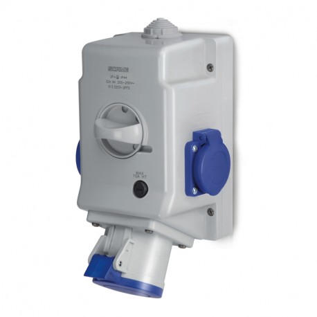 513.1657-2AFS - 513.1657-2AFS SCAME SURFACE MOUNTING SOCKET 3P+N+E IP44 16A