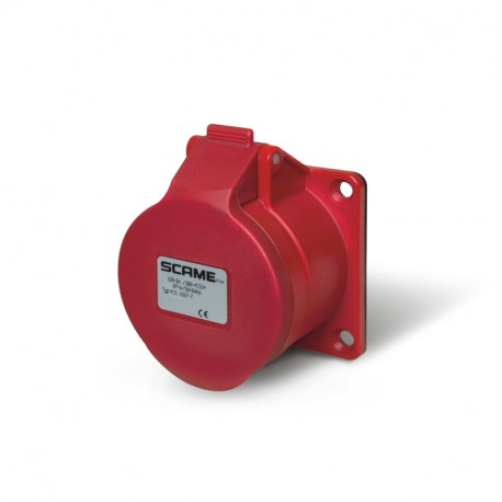 413.1667-7 - 413.1667-7 SCAME FLUSH-MOUNTING SOCKET 6P+E IP44 16A 6h