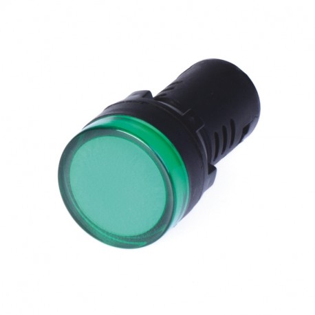 590.PLML2L220 - 590.PLML2L220 SCAME PILOT LAMP Ø22mm 220V LED GREEN