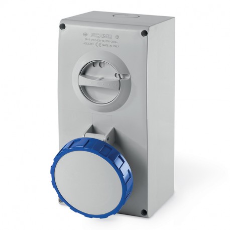 505.6374 - 505.6374 SCAME INTERLOCKED SOCKET 3P+E 63A 9h IP66/67
