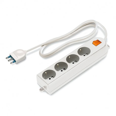 160.240/C - 160.240/C SCAME 4-OUTLET 2P+E 16A P30 + LIGHT.PROT.