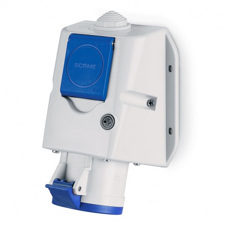 513.1653-AF - 513.1653-AF SCAME SURF.MNT.SOCKET 2P+E IP44 16A 6h