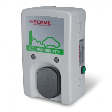 204.WB11L-T2 - 204.WB11L-T2 SCAME WALL BOX 1 SOCKET TYPE 2 3,5kW