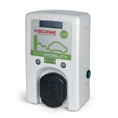 204.WB11LS-T2 - 204.WB11LS-T2 SCAME WALL BOX 1 SOCKET TYPE 2 3,5kW POWER MAN