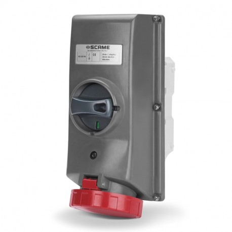 403.6375-M - 403.6375-M SCAME INTERLOCK.SOCKET 3P+N+E IP66/IP67 63A 9h