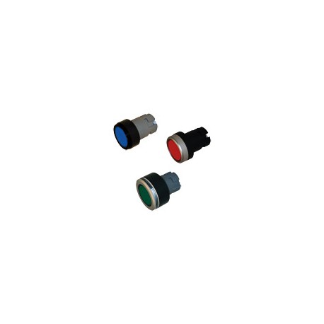 PB22BIF0B - PB22BIF0B CARLO GAVAZZI BEZEL ILL. FLUSH ROUND BLUE P. B. SPRING RETURN