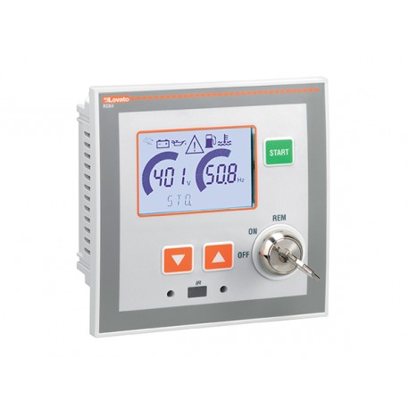 RGK420SA - RGK420SA LOVATO STAND ALONE GEN-SET CONTROLLER, 12/24VDC, ICON LCD DISPLAY, USB/OPTICAL AND WI-FI POINT PROG..