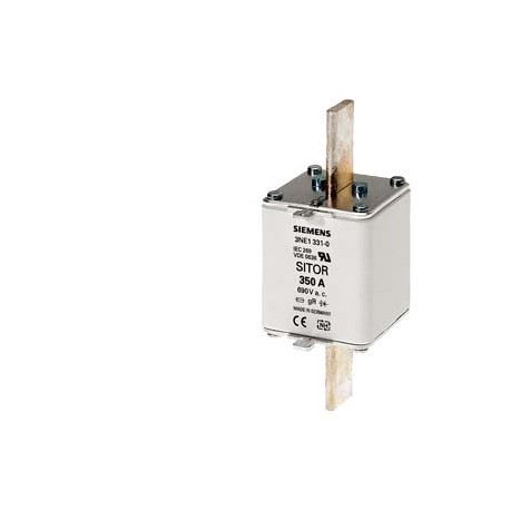 3NE1334-0 - 3NE1334-0 SIEMENS SITOR fuse link, with blade contacts, NH2, In: 500 A, gS, Un AC: 690 V, Un DC: 440 V, fron..