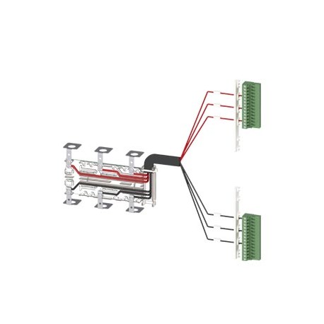 3KC9832-1 - 3KC9832-1 SIEMENS Accessory for 3KC8 Auxiliary conductor terminals, kit for connection at the top 3-pole for..