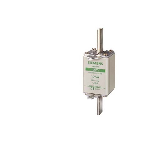 3ND2254 - 3ND2254 SIEMENS LV HRC fuse element, NH2, In: 355 A, aM, Un AC: 690 V, Un DC: 250 V, Front indicator, live g..