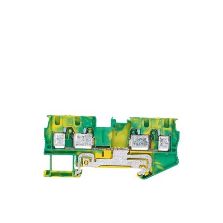 8WH6004-0CG07 - 8WH6004-0CG07 SIEMENS Through-type PE terminal 4 mm2, 6.2 mm wide green-yellow 4 clamping points