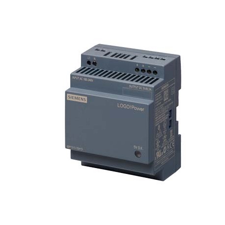 6EP1311-1SH13 - 6EP1311-1SH13 SIEMENS LOGO!Power 5 V/6.3 A stabilized power supply input: 100-240 V AC (110-300 V DC) output..