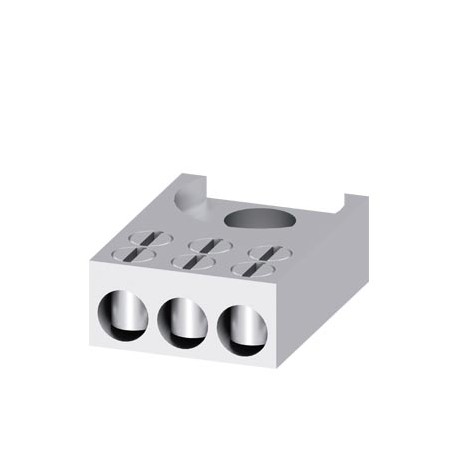 3NP1933-1BE10 - 3NP1933-1BE10 SIEMENS Triple terminal 3x 2.5 16 mm2, for size NH00 with screw terminal, accessory for fuse s..