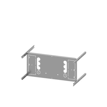 8PQ6000-8BA26 - 8PQ6000-8BA26 SIEMENS SIVACON S4 mounting plate 3VA23 (400A), 4-pole, plug-in socket, withdrawable, H: 250mm..