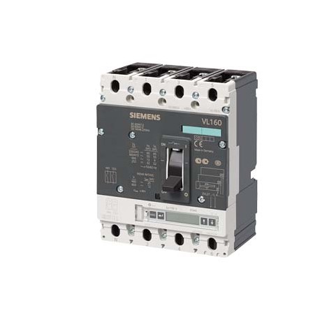 3VL2716-2UJ43-0AA0 - 3VL2716-2UJ43-0AA0 SIEMENS circuit breaker VL160H high breaking capacity Icu 70kA, 415V AC 4-pole, line prot..
