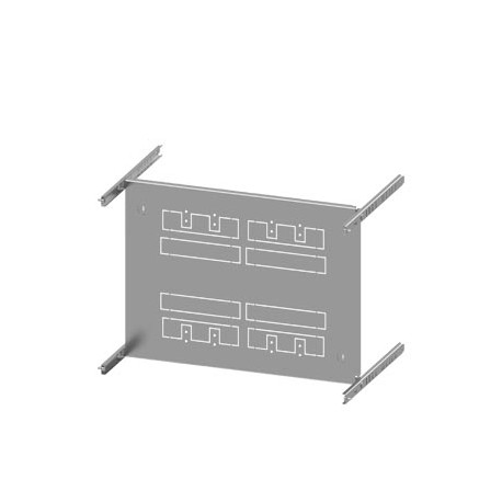 8PQ6000-3BA02 - 8PQ6000-3BA02 SIEMENS SIVACON S4 mounting plate 3VL5 up to 630A 3-pole fixed-mounted plug-in socket H:400mm ..