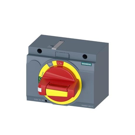 3VA9267-0EK15 - 3VA9267-0EK15 SIEMENS front mounted rotary operator emergency-off IEC IP30/40 accessory for: 3VA2 100/160/250