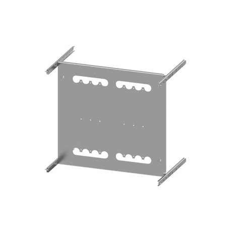 8PQ6000-8BA65 - 8PQ6000-8BA65 SIEMENS SIVACON S4 mounting plate 3VA23 (400A), 3VA24 (630A), 4-pole, fixed-mounted with RCD,H..