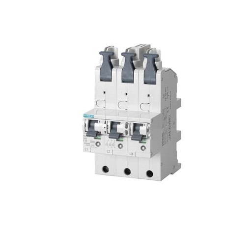 5SP3835-2 - 5SP3835-2 SIEMENS Main miniature circuit breaker (SHU), 3x 1-pole, E 35A, 230/400 V Mounting on 40 mm busbars