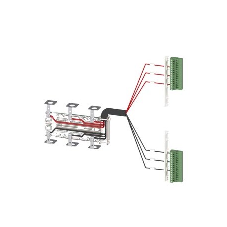 3KC9822-1 - 3KC9822-1 SIEMENS Accessory for 3KC8 Auxiliary conductor terminals, kit for connection at the bottom 3-pole ..