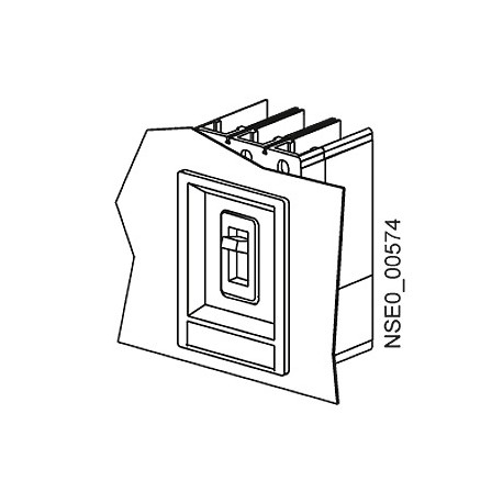 3VL9800-8BC00 - 3VL9800-8BC00 SIEMENS accessory for VL1250, VL1600, masking frame for door cut-out IP40, for fixed/plug-in m..