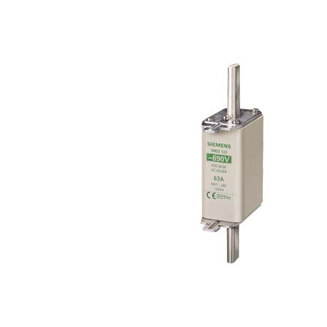 3ND2136 - 3ND2136 SIEMENS LV HRC fuse element, NH1, In: 160 A, aM, Un AC: 690 V, Un DC: 400 V, Front indicator, live g..
