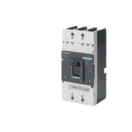 3VL4731-2UL36-0AA0 - 3VL4731-2UL36-0AA0 SIEMENS circuit breaker VL400H high breaking capacity Icu 70kA, 415V AC 3-pole, line prot..