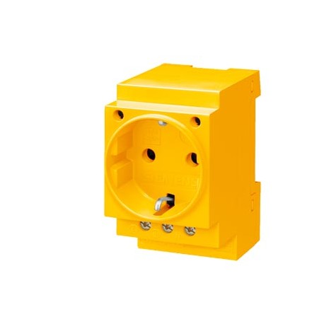 5TE6810 - 5TE6810 SIEMENS SCHUKO socket outlet 16 A yellow according to DIN VDE 0620 for installation in distribution ..