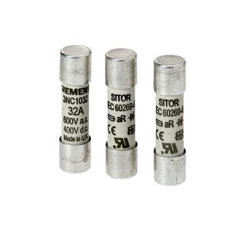 3NC1410 - 3NC1410 SIEMENS SITOR cylindrical fuse link, 14x51 mm, 10 A, aR, Un AC: 690 V, Un DC: 700 V, DC according to..