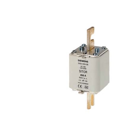3NE4337 - 3NE4337 SIEMENS SITOR fuse link, with slotted blade contacts, NH2, In: 710 A, aR, Un AC: 800 V, Un DC: 440 V..