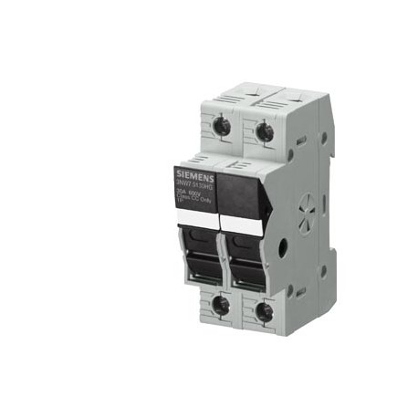 3NW7523-0HG - 3NW7523-0HG SIEMENS SENTRON, fuse holder, Class CC, 2-pole, In: 30 A, Un AC: 600 V, respect national install..