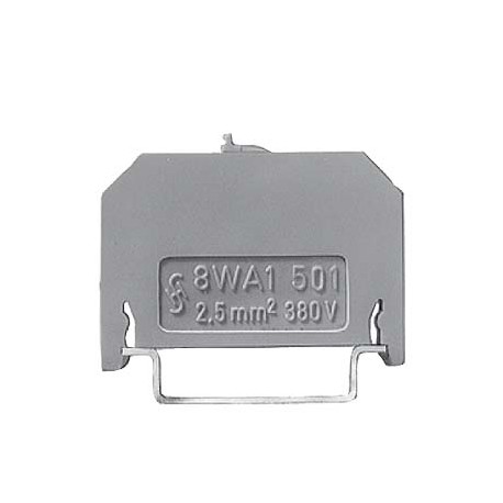 8WA1501 - 8WA1501 SIEMENS through-type terminal slitting Screw terminal on both sides 6mm, Sz. 2.5