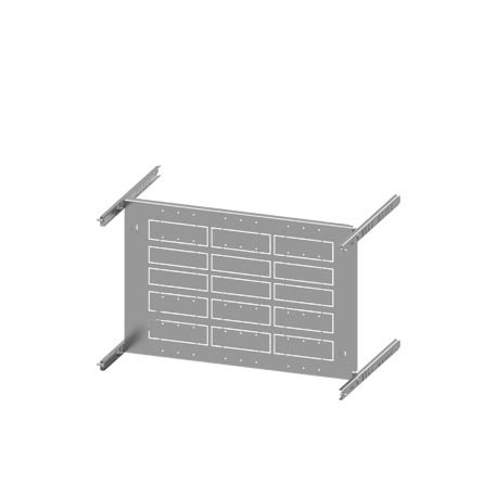 8PQ6000-3BA28 - 8PQ6000-3BA28 SIEMENS SIVACON S4 mounting plate 3VL1-3 up to 250A 4-pole plug-in socket H:350mm W: 600mm