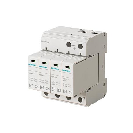 5SD7414-2 - 5SD7414-2 SIEMENS Lightning conductor T1/T2, UN 240/400 V, UC 335/264 V A.C., pluggable protective modules, ..