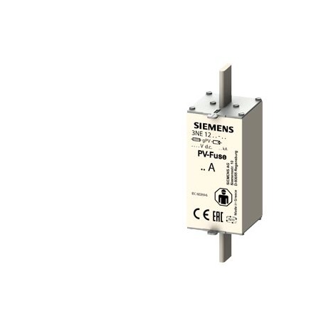 3NE1330-5E - 3NE1330-5E SIEMENS PV fuse link, with blade contacts, NH2XL, In: 315 A, gPV, Un DC: 1500 V, front indicator