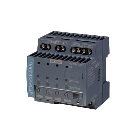 6EP1961-2BA11 - 6EP1961-2BA11 SIEMENS SITOP PSE200U 3 A Selectivity module 4-channel input: DC 24 V/12 A output: 24 V DC/4x ..