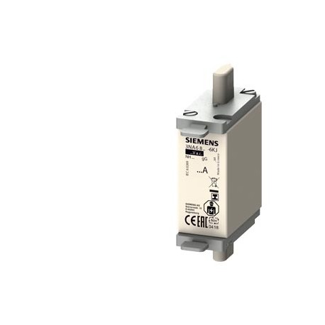 3NA6820-6KJ - 3NA6820-6KJ SIEMENS LV HRC fuse element, NH000, In: 50 A, gG, Un AC: 690 V, Un DC: 250 V, Combined indicator..