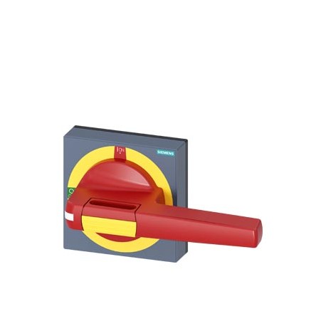 8UD1851-3AD05 - 8UD1851-3AD05 SIEMENS handle with masking plate EMERGENCY-STOP size 100x 100, for shaft 10x 10, 0-I, handle ..