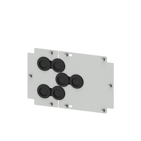 8PQ5000-3BA73 - 8PQ5000-3BA73 SIEMENS SIVACON S4 cover connection rear 3VL4 (400A), 3-pole, fixed-mount, plug-in socket, H: ..