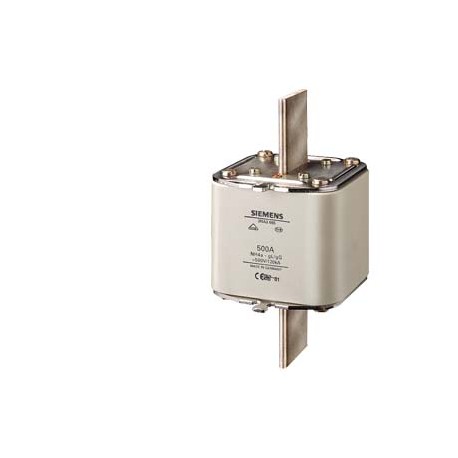 3NA3665 - 3NA3665 SIEMENS LV HRC fuse element, NH4a, In: 500 A, gG, Un AC: 500 V, Un DC: 400 V, Front indicator, live ..