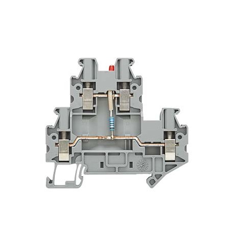 8WH1020-5JF30 - 8WH1020-5JF30 SIEMENS Two-tier terminals with LED 24 V DC, 2.5 mm2 Screw mounting gray with LED 24 V DC, 2.5..