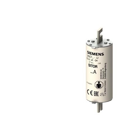 3NE7432-0U - 3NE7432-0U SIEMENS SITOR fuse link, with slotted blade contacts, NH3, In: 400 A, aR, Un AC: 2000 V, Un DC: 4..
