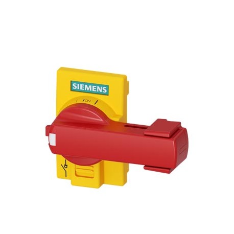 3KD9101-8 - 3KD9101-8 SIEMENS Accessory for 3KD size 1 Direct operating mechanism, red/yellow Flat version Can be locked..