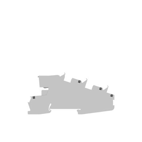 8WH6001-4FF00 - 8WH6001-4FF00 SIEMENS Installation terminal PE, L, NT 2.5 mm2, 5.2 mm width gray
