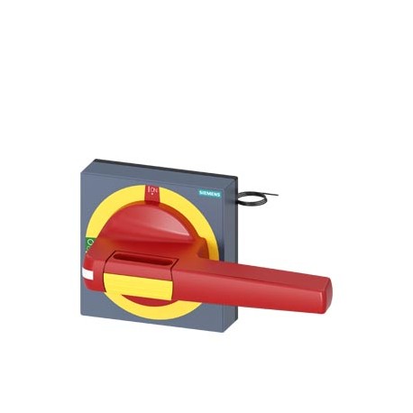 8UD1851-3CF05 - 8UD1851-3CF05 SIEMENS handle with masking plate EMERGENCY-STOP illuminated size 100x 100, for shaft 10x 10, ..