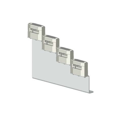 8GF5760 - 8GF5760 SIEMENS Stab Universal Busbar holder 4-pole Staged, 15x 5/20x 5/30x 5 mm