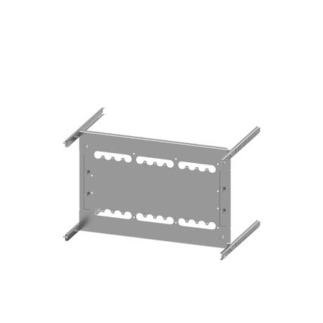 8PQ6000-8BA36 - 8PQ6000-8BA36 SIEMENS SIVACON S4 mounting plate 3VA12 (250A), 3-pole, plug-in socket, 8US setup, H: 350mm W:..