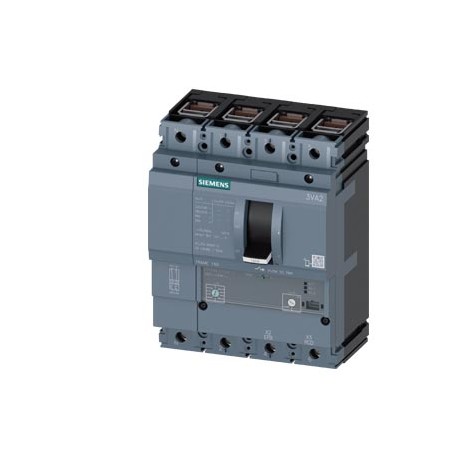 3VA2110-5HK46-0AA0 - 3VA2110-5HK46-0AA0 SIEMENS circuit breaker 3VA2 IEC frame 160 breaking capacity class M Icu 55kA @ 415V 4-po..